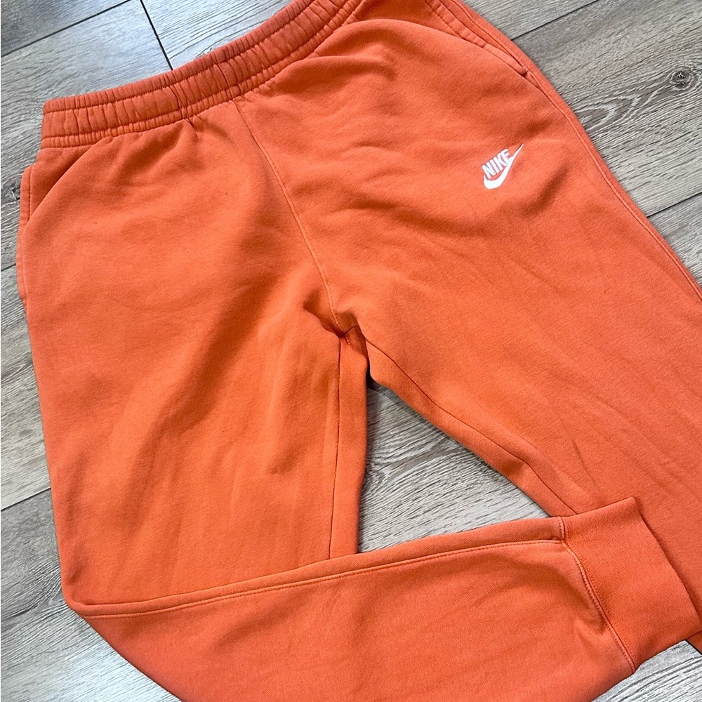 Nike Orange Classic Joggers - Picture 6 of 16